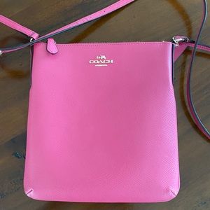 Coach Fushia Messenger Crossbody